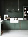 15 Beautiful Dark Green Kitchens - Inspiration and Ideas