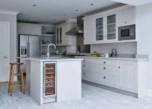 10 White Kitchens With Grey Worktops - Inspiration and Ideas