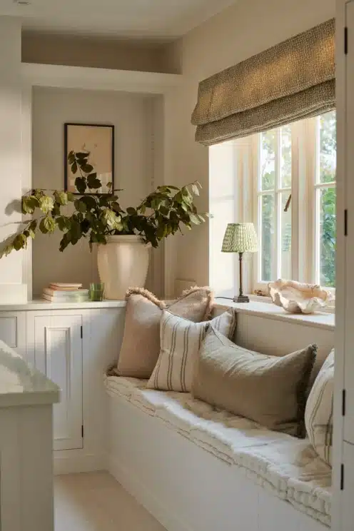 Cosy kitchen seating nook